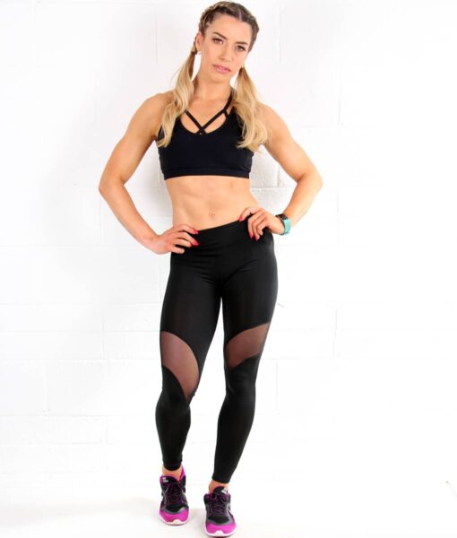 Alila Active Single Mesh Workout Leggings