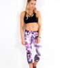 Alila Active Multi Purple Crop Leggings