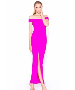 Alila Purple Off the Shoulder gown