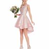 Alila Boutique Pale Pink ruffle mini dress