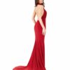 Alila Boutique Red Halter Neck Gown