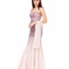 Alila-Strapless-Rose-Sequin-gown-city-goddess