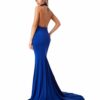 Alila Blue Backless Gown