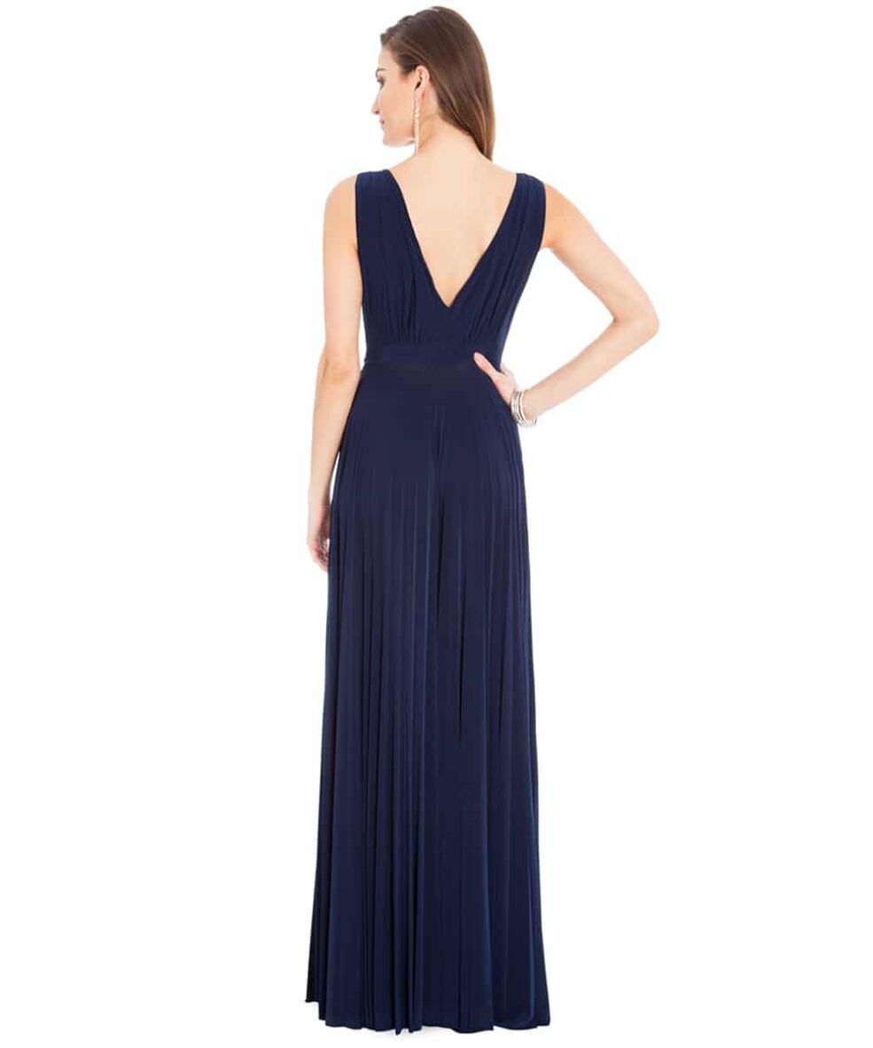 Alila Navy Plunge Gown