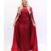 Alila-red-sequin-cape-gown-Bariano