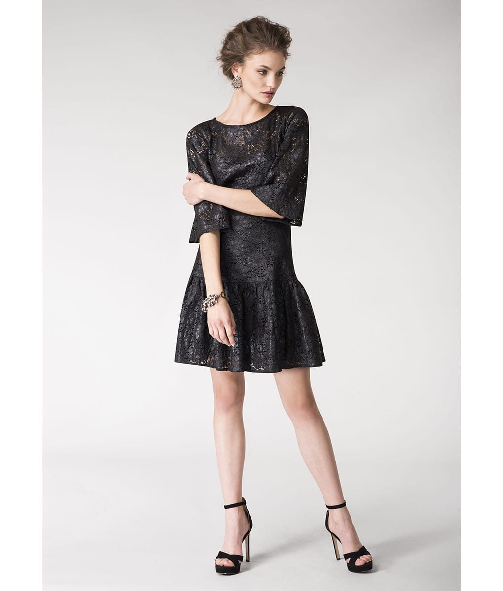 Alila-Metallic-Lace-Black-Dress-Closet-London