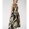 Alila-Strapless-brocade-black-and-gold-evening-dress-Closet-London