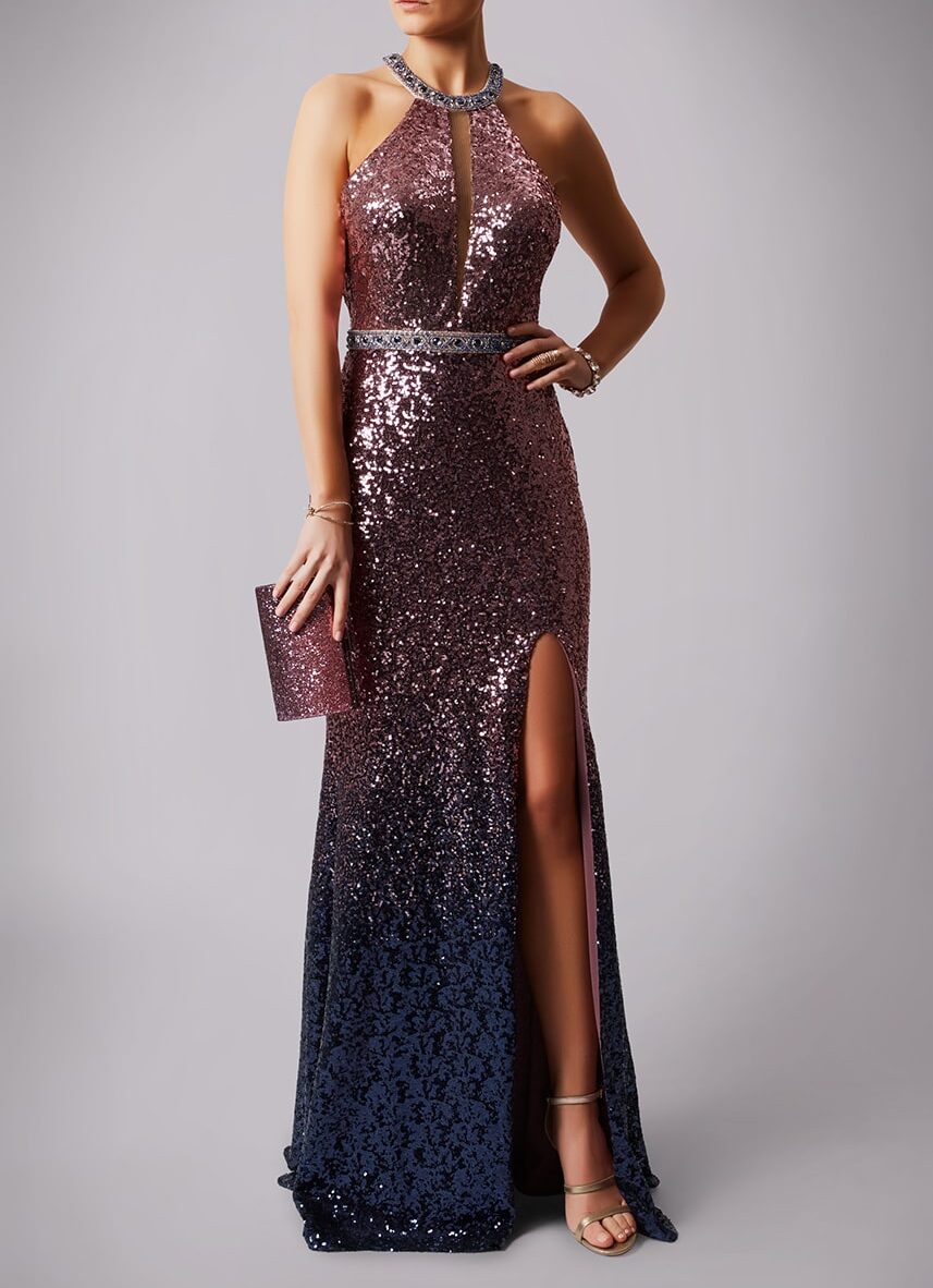 Alila-Bronze-Gown-Front-Mascara