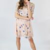 ALILA-Pink-pretty-beaded-cap-sleeve-races-dress-angeleye