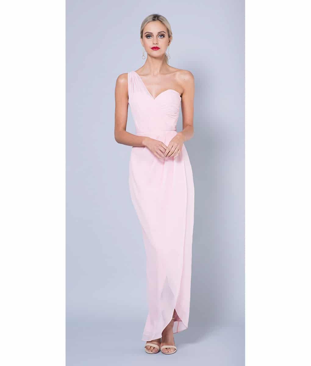 Alila-Blush-pink-chiffon-bridesmaid-dress-Bariano