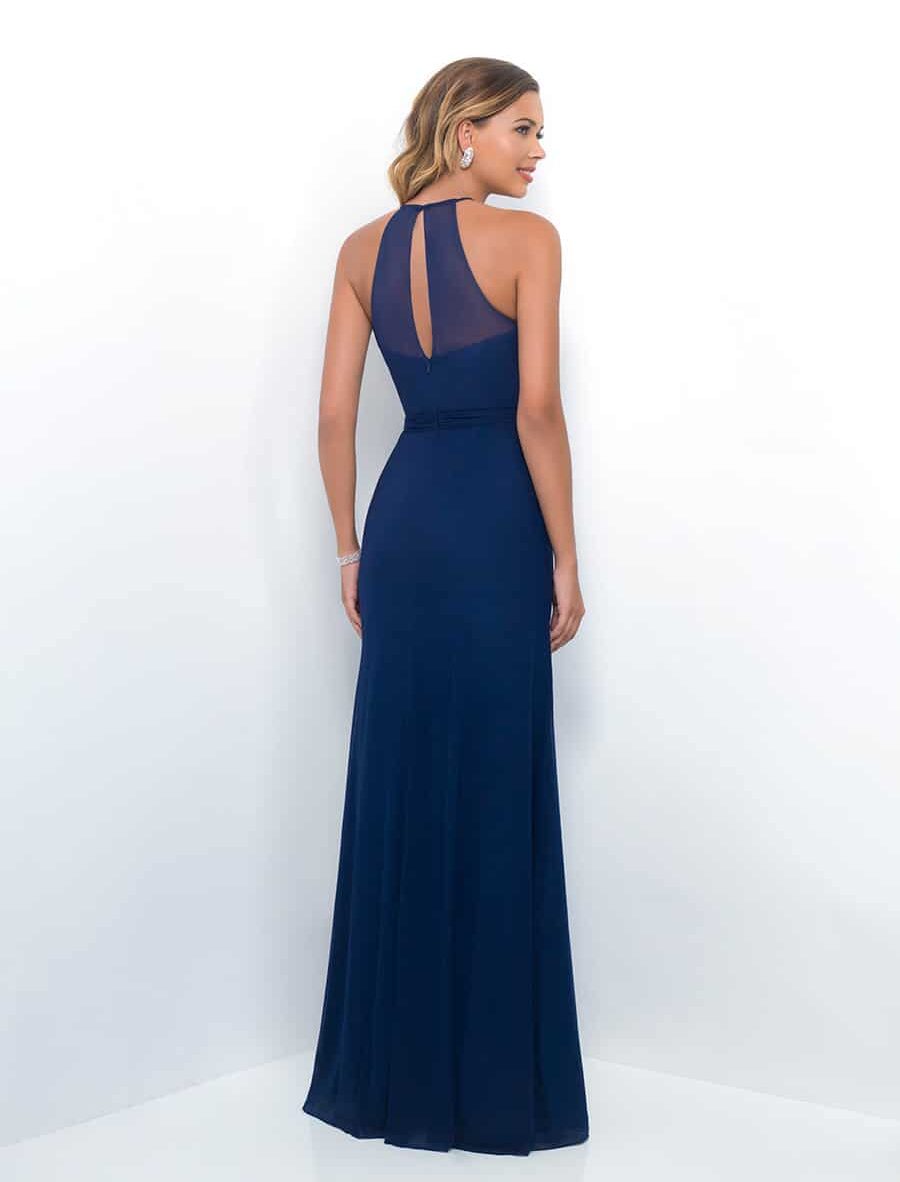 Navy Halter Neck Bridesmaids Dress By Alexia Design