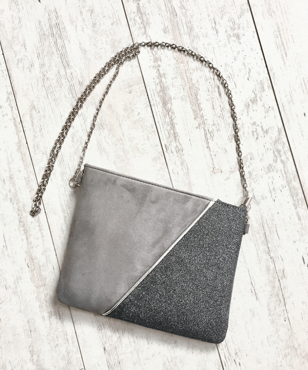 Alila-Grey-Two-Tone-Chain-Bag