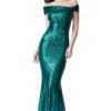 Alila-Seagreen-Sequin-Fishtail-debs-dress-City-Goddess