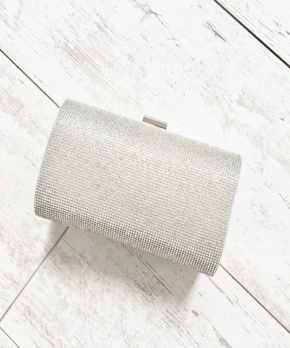 Alila-Silver-Box-Clutch-Front