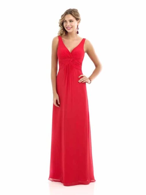 Red Cowl Neck Bridesmaids Dress From Alexia Design