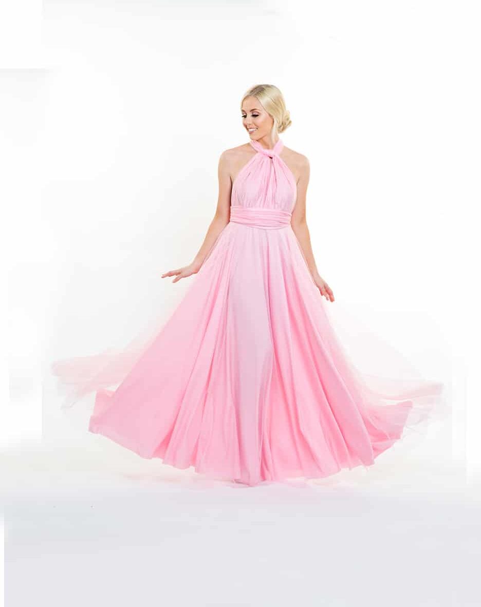 Alila-Blushing-Pink-Tulle-Multiway-Bridesmaids-Dress-Goddess-By-Nature