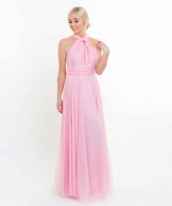 Alila-Blushing-Pink-Tulle-Multiway-Bridesmaids-Dress-Goddess-By-Nature