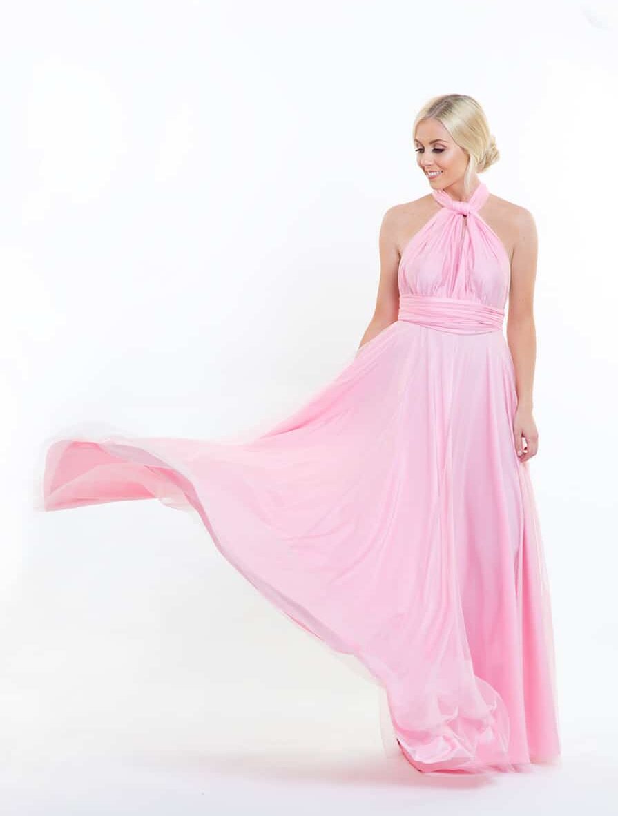 Alila-Baby-Pink-Tulle-Multiway-Bridesmaids-Dress-Goddess-By-Nature