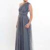Alila Charcoal Grey Tulle Multiway Bridesmaid Dress Goddess By Nature