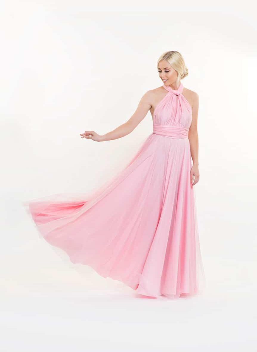 Alila-Baby-Pink-Tulle-Multiway-Bridesmaids-Dress-Goddess-By-Nature