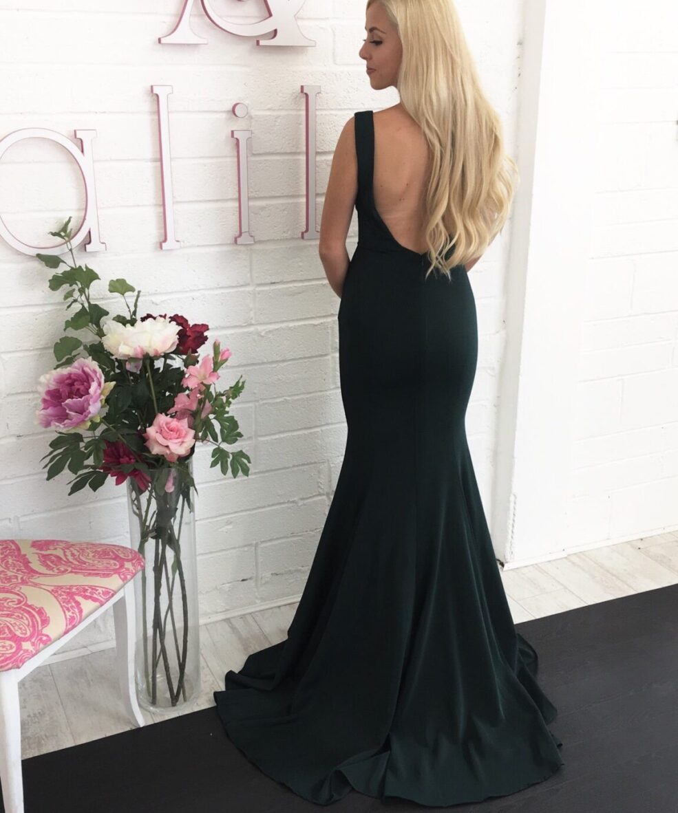 Gino-Cerruti-Hunter-Green-Debs-Dress-Alila