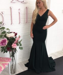 Gino-Cerruti-Hunter-Green-Debs-Dress-Alila