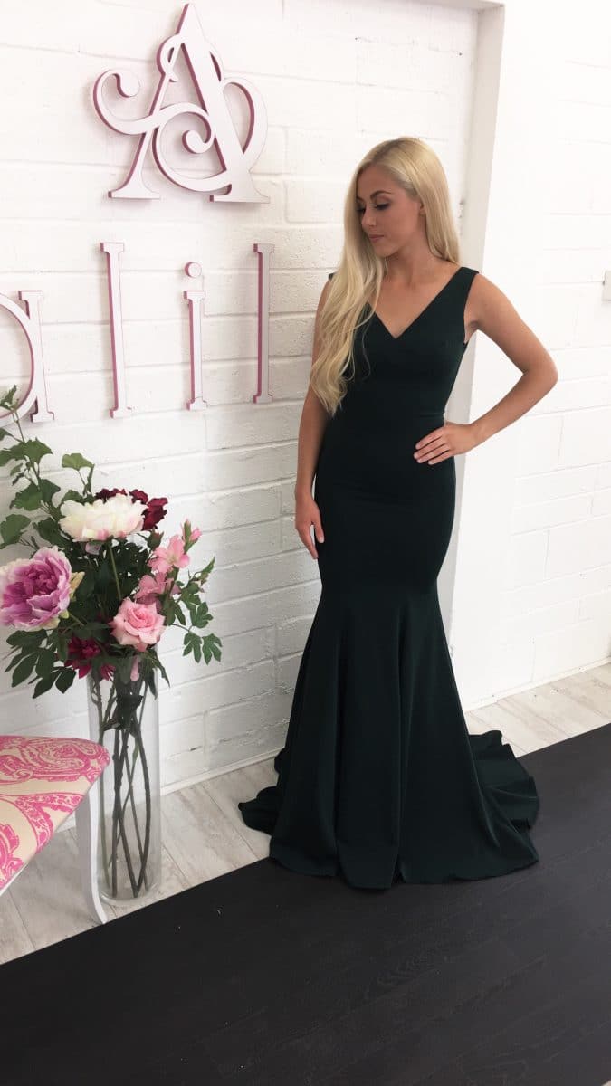 Gino-Cerruti-Hunter-Green-Debs-Dress-Alila