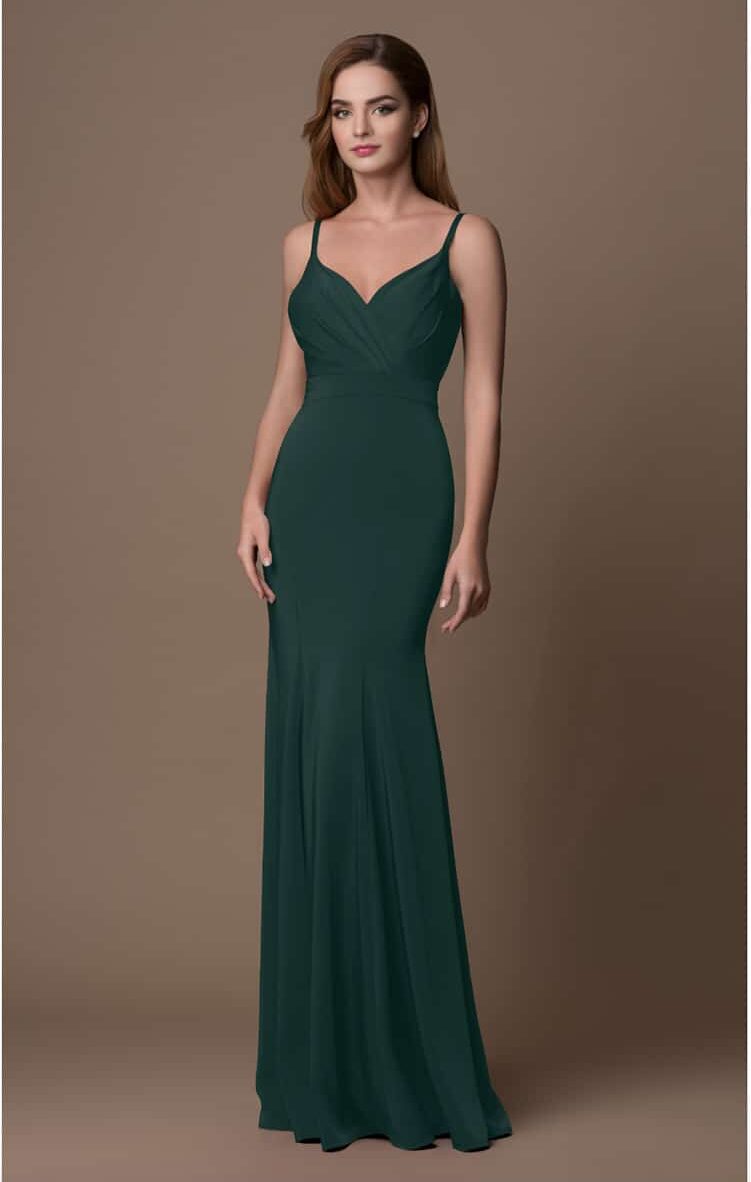 GINO-CERRUTTI-Hunter-Green-Debs-Dress-Gown-Alila-Boutique-Debs