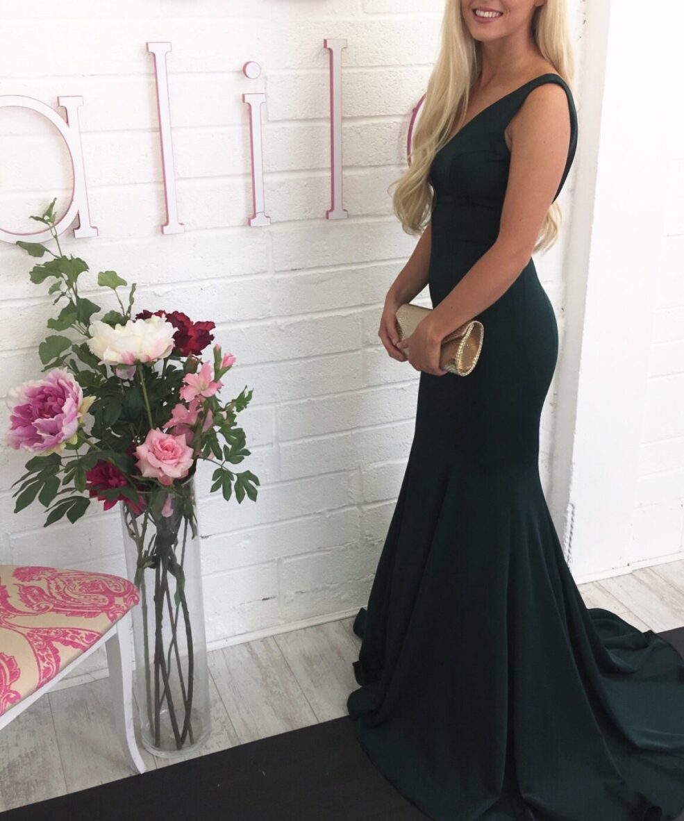 Gino-Cerruti-Hunter-Green-Debs-Dress-Alila