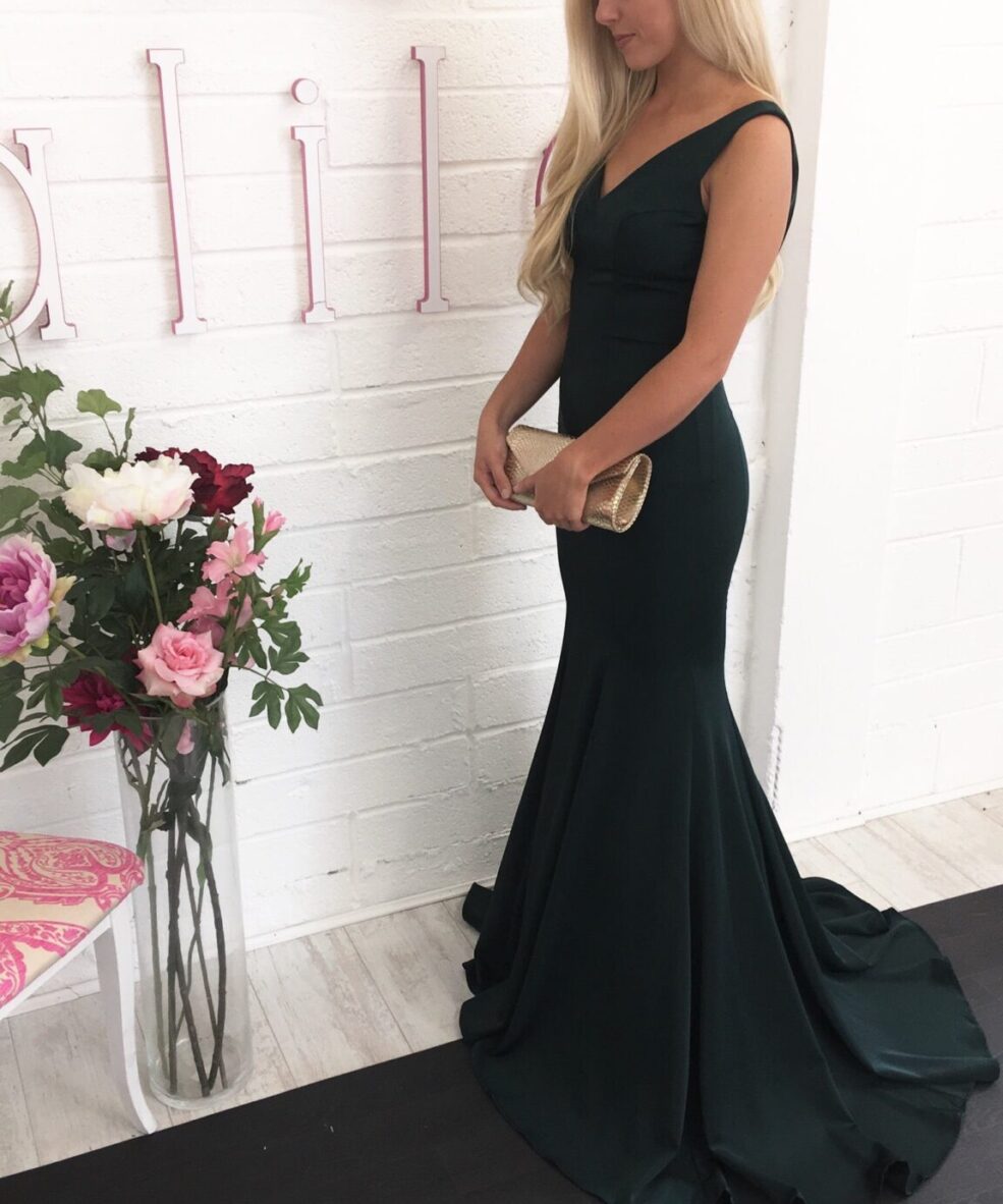 Gino-Cerruti-Hunter-Green-Debs-Dress-Alila