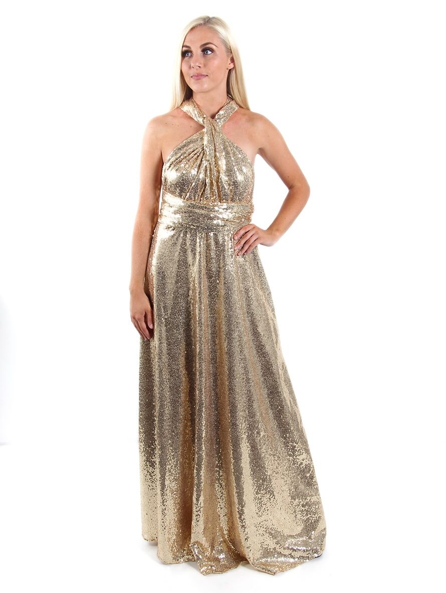 Sequins-Bridesmaids-Multiway-Goddess-By-Nature-Gold-Champagne-Alila
