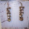 Gold Cluster Chandelier Earrings