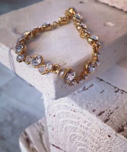 Gold Crystal Bracelet
