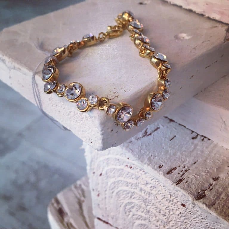 Gold Crystal Bracelet