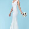 DR627W- Alila-Bridal-White-Sequin-chiffon-affordable-Bridal-gown-Dublin