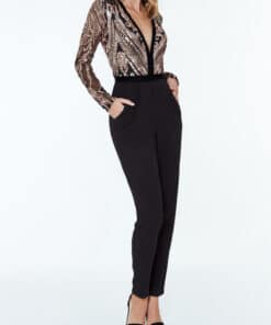 Alila-Champagne-Black-Jumpsuit-dancing-with-the-stars-Jennifer-Zamparelli