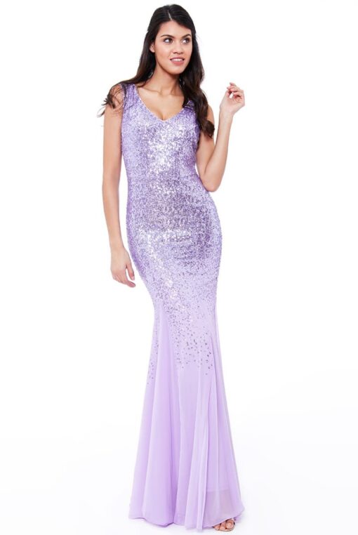 DR627-Lavender-sequin-and-chiffon-debs-bridesmaids-dress-Alila-boutique-bridal-Dublin