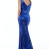 Royal-Blue-Sequin-V-Neck-Debs-Dress-Alila-Boutique