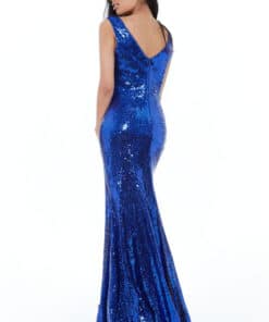 Royal-Blue-Sequin-V-Neck-Debs-Dress-Alila-Boutique