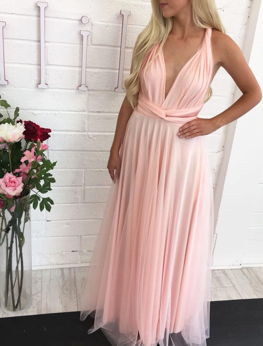 GODDESS BY NATURE SWEET BLUSH TULLE MULTIWAY