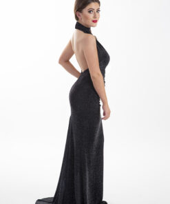 Chloe-Ormond-Black-Glitter-Low-Back-Debs-Dress-Alila-Boutique