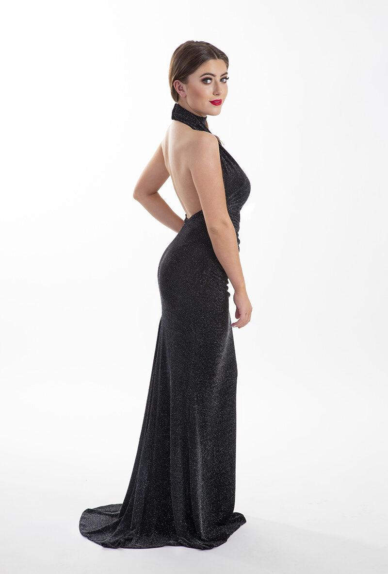 Chloe-Ormond-Black-Glitter-Low-Back-Debs-Dress-Alila-Boutique