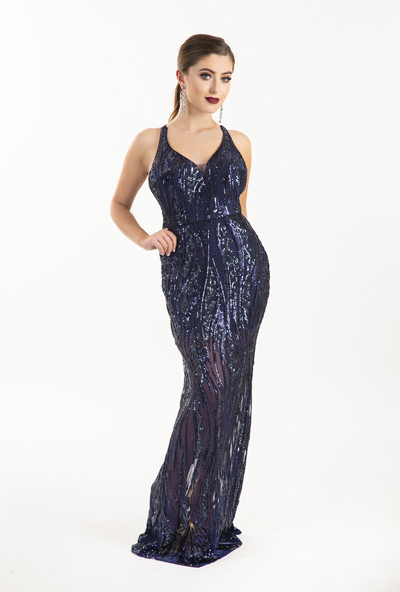 Chloe-Ormond-Navy-Sheer-Sequin-Strappy-Back-Debs-Dress-Dublin-Alila