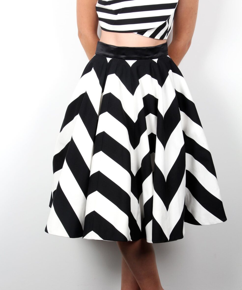 Chevron-Skirt-Atalier