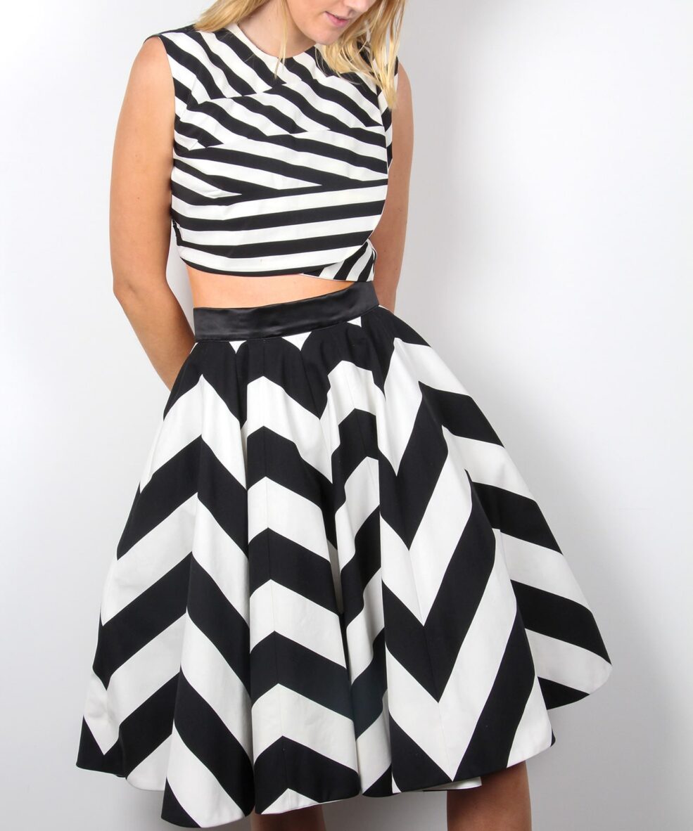 Chevron-Skirt-Atalier