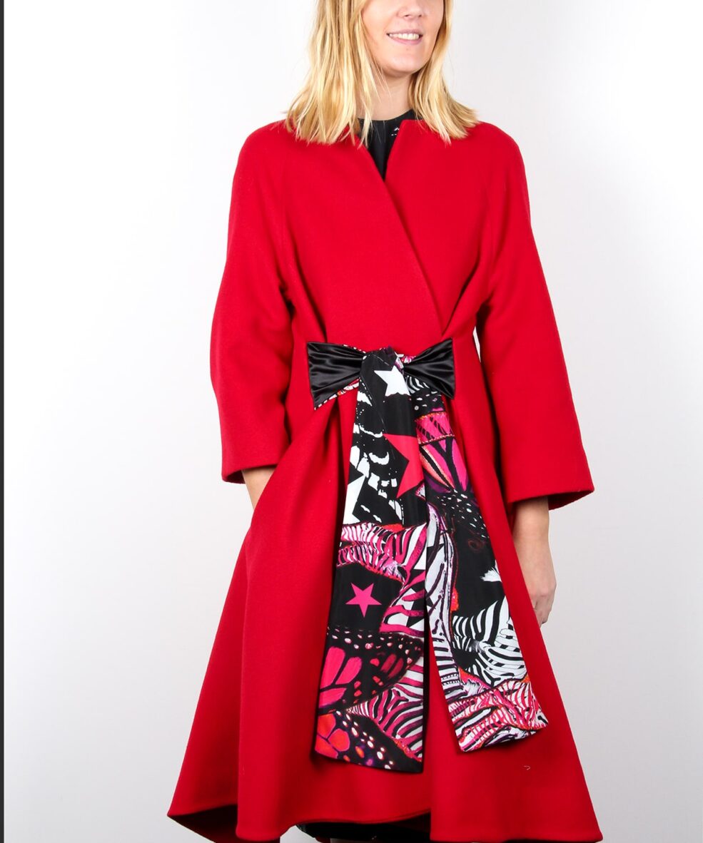 Red-Cashmere-Swing-Sash-Coat-Atalier