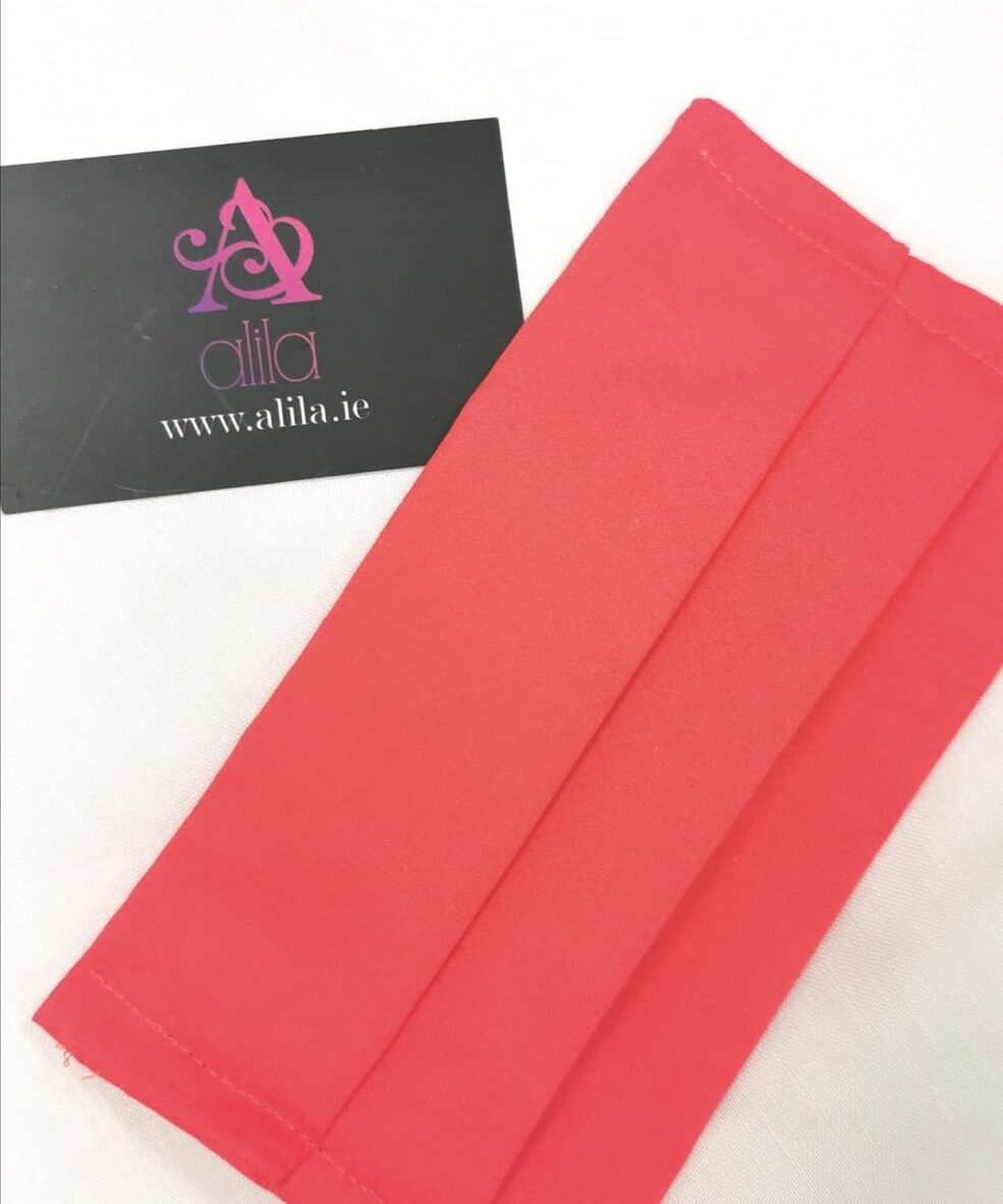 Childrens' Orange Cotton Face Covering Alila