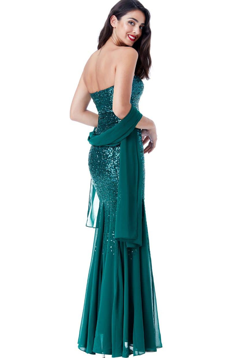Emerald-Green-Strapless-Sequin-Chiffon-Debs-Dresses-Alila-Ireland