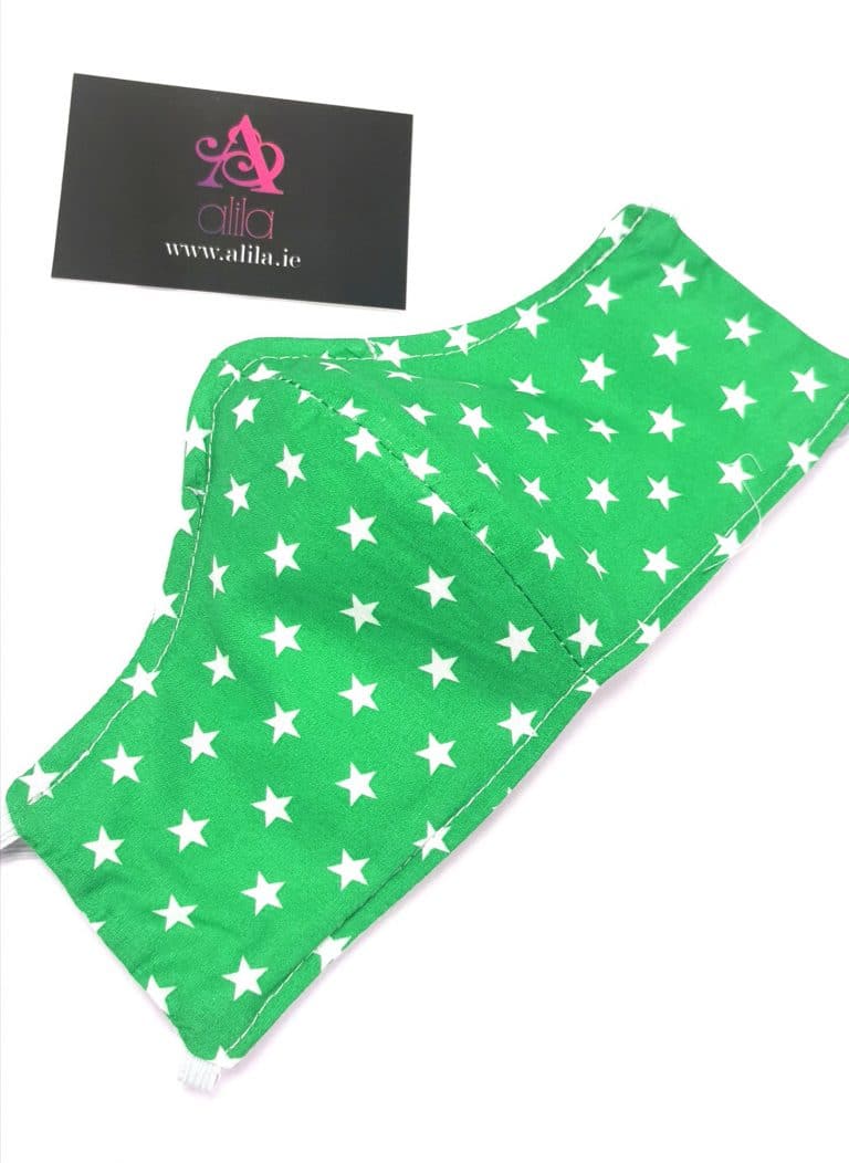Green-Stars-Face-Covering