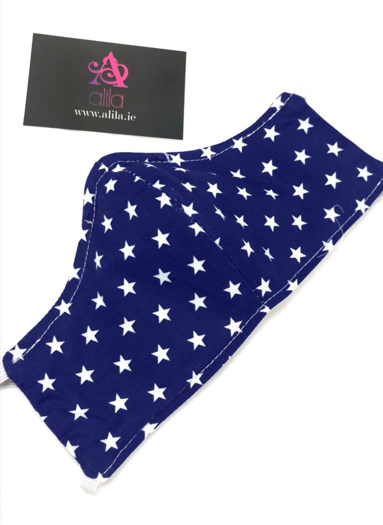 Navy-and-white-stars-face-covering-Alila